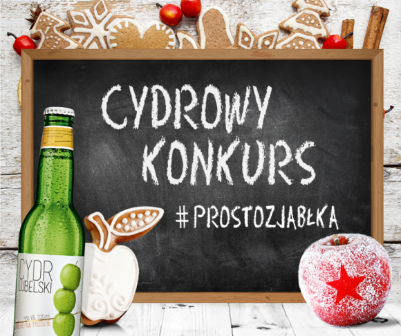 Cydrowy konkurs #prostozjabłka BIZNES, Media i PR - Stwórz oryginalną dekorację świąteczną z jabłkiem w roli głównej i pokaż ją na zdjęciu. Gwiazdkowa aura sprzyja kreatywnym pomysłom, a najlepszych inspiracji dostarcza, jak zawsze, Cydr Lubelski!