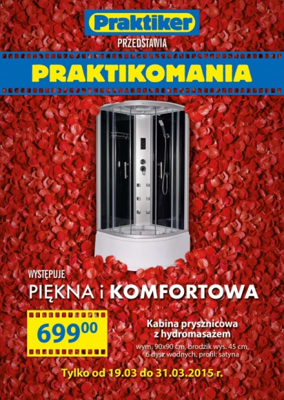 Praktikomania w zwiastunach BIZNES, Media i PR - Szybka i mocna kosiarka, twarde i modne panele, szlifierka do zadań specjalnych oraz komfortowa kabina prysznicowa. Oto bohaterowie najnowszej odsłony Praktikomanii.