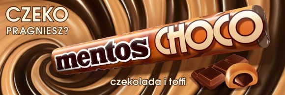 Pierwsza kampania Mentos Choco od Walk (wideo) BIZNES, Media i PR - Ruszyła kampania reklamowa cukierków Mentos Choco. Za przygotowanie i realizację akcji pod hasłem „Czeko pragniesz” odpowiada agencja Walk Creative. Działania są prowadzone w telewizji, internecie oraz na outdoorze.