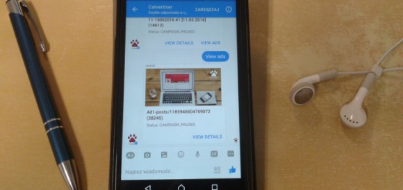 Catverstiser uruchomił zarządzanie kampaniami przez Messengera BIZNES, Media i PR - Niedawno największy serwis społecznościowy Facebook udostępnił developerom narzędzia niezbędne do stworzenia własnego bota. Z tej możliwości skorzystali od razu twórcy Catvertisera, umożliwiając swoim użytkownikom zarządzanie kampaniami przez Messengera.