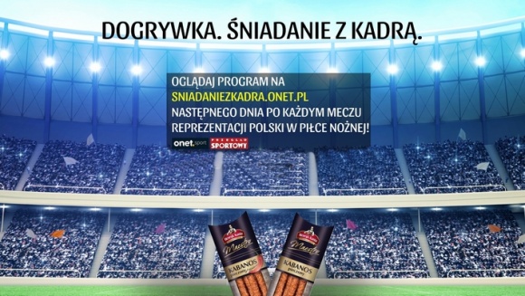 Henryk Kania kibicuje polskim piłkarzom BIZNES, Media i PR - Zakłady Mięsne Henryk Kania S.A. rozpoczęły kampanię reklamową na łamach portalu Onet.pl i „Przeglądu Sportowego”. Firma promuje swoje produkty, a zaczęła od kabanosów.