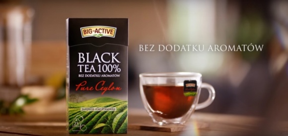 Big-Active startuje z kampanią telewizyjną herbaty czarnej Pure Ceylon BIZNES, Media i PR - Kampania telewizyjna herbaty czarnej Big-Active Black Tea 100% Pure Ceylon