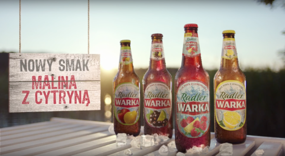 Nowość - Warka Radler 2% Malina z Cytryną BIZNES, Media i PR - Malinowy smak orzeźwienia