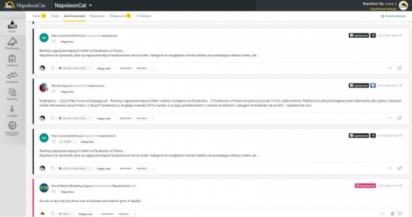 Monitoring Brand24 dostępny w NapoleonCat BIZNES, Media i PR - Platforma do zarządzania komunikacją w mediach społecznościowych NapoleonCat, w ramach swojej aplikacji, udostępniła dostęp do Brand24. Ta integracja pozwoli na monitoring internetu i zarządzanie działaniami w mediach społecznościowych z jednego miejsca.