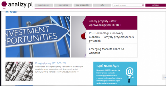 Royal Ad dla Analizy.pl BIZNES, Media i PR - Do portfolio Royal Ad - sieci reklamowej dla segmentu premium - dołączył serwis internetowy Analizy.pl.