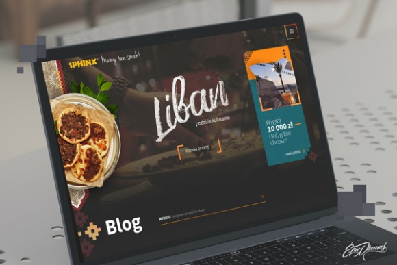 Epic Dreams odpowiedzialny za nowy portal sieci restauracji SPHINX BIZNES, Media i PR - Za projekt, design i wykonanie nowego portalu podróżniczo-kulinarnego sieci restauracji SPHINX Mamytensmak.pl odpowiada agencja Epic Dreams.