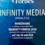 Infinity Media z tytułem Diament Forbesa 2018