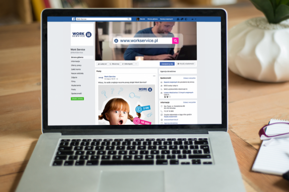 Work Service stawia na Facebooka BIZNES, Media i PR - Największa w Polsce agencja zatrudnienia Work Service stawia na social media. Marka nawiązała współpracę z agencją reklamową Neon Shake Advertising. Ta rozpoczęła obsługę profilu marki na Facebooku.