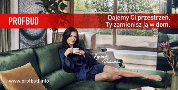 Agnieszka Radwańska w kampanii Profbud „Tu jest mój dom” BIZNES, Media i PR - Wraz z początkiem września ruszyła kampania wizerunkowa warszawskiego dewelopera Profbud, pod hasłem „Tu jest mój dom”. Jej twarzą została Agnieszka Radwańska. To już kolejny projekt, który najbardziej utytułowana polska tenisistka realizuje wspólnie z firmą.