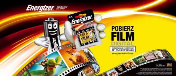 Oglądaj filmy bez końca z Energizer BIZNES, Media i PR - Kup baterie i pobierz film - to nowa promocja marki Energizer. Plej odpowiada za przygotowanie strategii social mediowej oraz adaptację kreacji promocyjnych kampanii globalnej w social mediach w 20 krajach na 3 kontynentach!