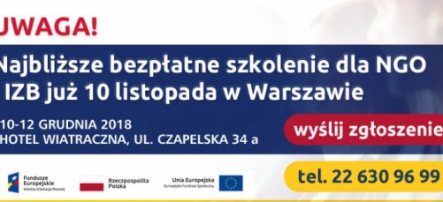 Wzmocnij z nami pozycję swojej organizacji! Weź udział w szkoleniu!
