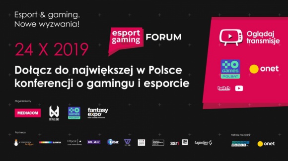Esport & Gaming Forum BIZNES, Media i PR - Esport & Gaming Forum - to już druga edycja największej w Polsce konferencji poświęconej cyfrowej rozrywce i sportom elektronicznym