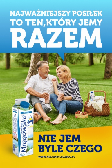Najważniejszy posiłek to ten, który jemy razem - Maślanka Mrągowska BIZNES, Media i PR - Czy jest coś ważniejszego i piękniejszego niż czas spędzony razem z najbliższymi i troska o nich? W nowej kampanii Maślanka Mrągowska pokazuje konsumentom, jak ważne jest wspólne spożywanie posiłków oraz jak przyjemne może być ich rodzinne przygotowywanie.