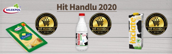 Hit Handlu 2020 rozstrzygnięty – trzy tytuły dla Mlekpolu